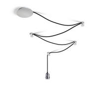 PENDELLEUCHTE SPIDER I Schwarz 15 W - Schwarz, Metall (30/30/120cm) - Rendl