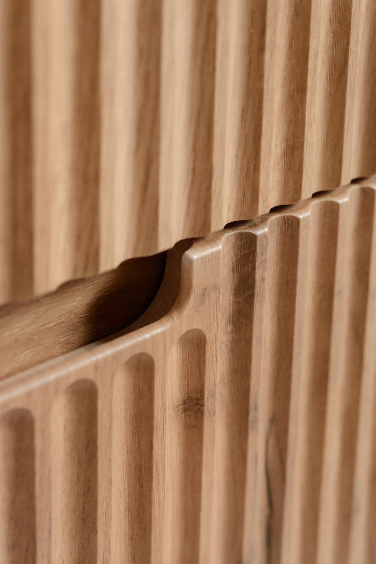 WASCHBECKUNTERSCHRANK VENA 80 cm mit Arbeitsplatte Farbe: Eichen Craft mit einem Regal Gerillte Vorderseite Eichen Craft - Eichefarben, Holzwerkstoff (80/58/46cm) - Rodan