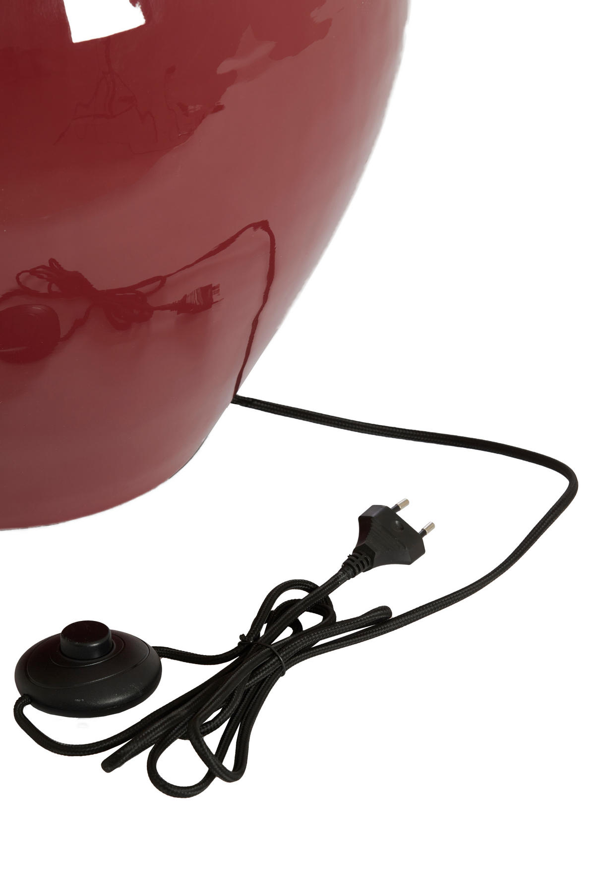 LAMPENSOCKEL Nana Rot 46/46/69 cm - Rot, Metall (46/46/69cm) - Light & Living