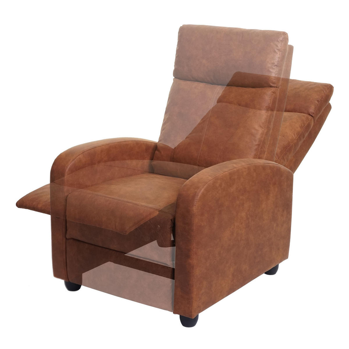 RELAXSESSEL Braun - Braun, Textil (67/102/90cm) - MCW
