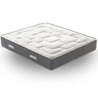 MATRATZE 200x200, Höhe 21 cm, Memory-Schaum, LUXURY - Weiß, Textil (200/200cm) - iLoveSleep