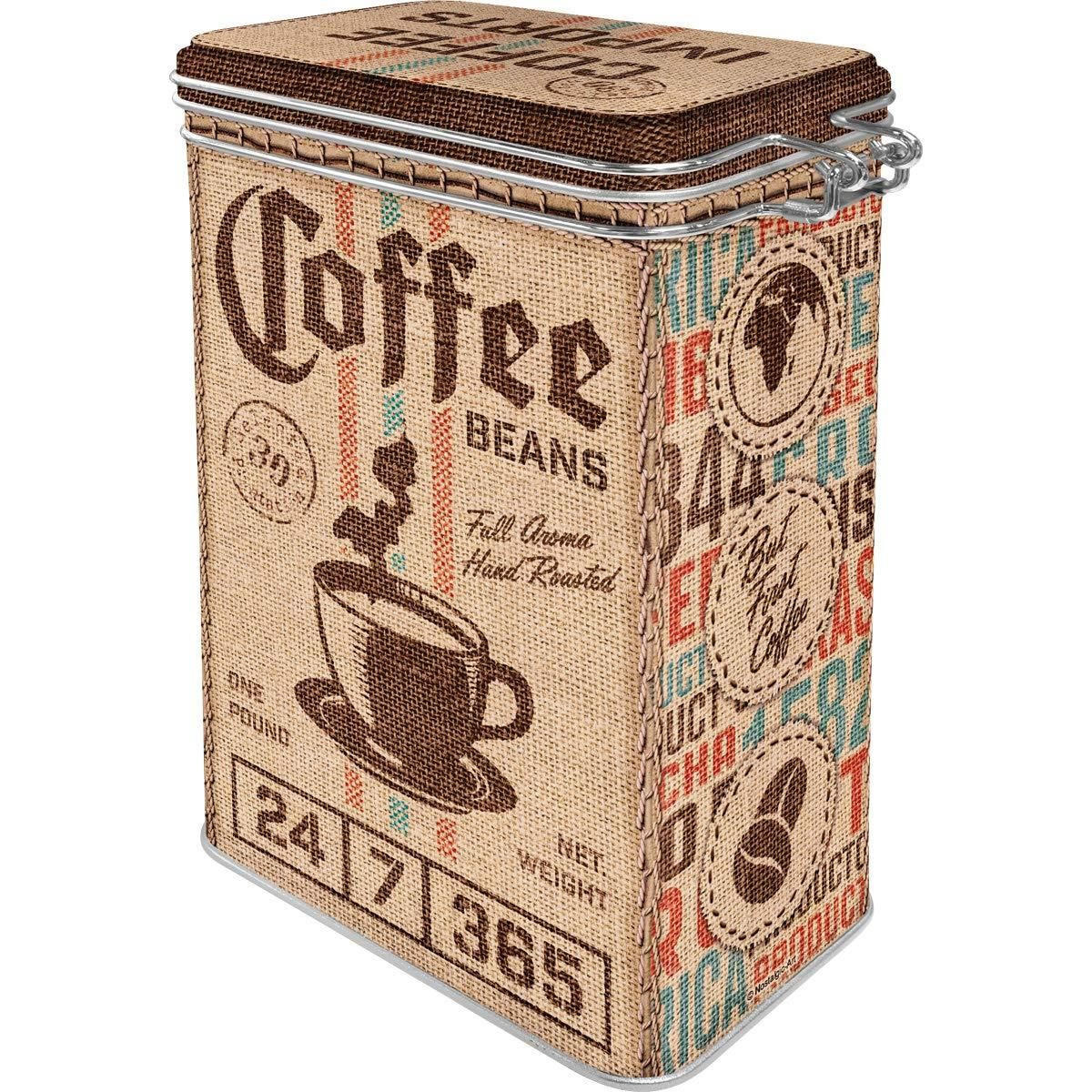 AROMADOSE Coffee & Chocolate Coffee Sack - Multicolor, Metall (11/17.5/7.5cm) - Nostalgic-Art