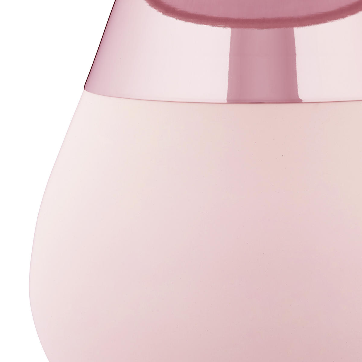 2XTISCHLAMPE - Rosa, Kunststoff/Textil (18/18/32cm) - Relaxdays