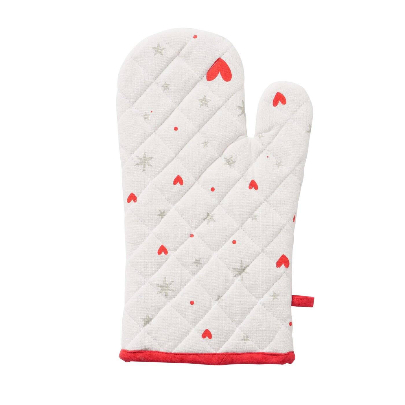 KÜCHENHANDSCHUH Anella - Weiß, Naturmaterialien (19/32cm) - Boltze Home