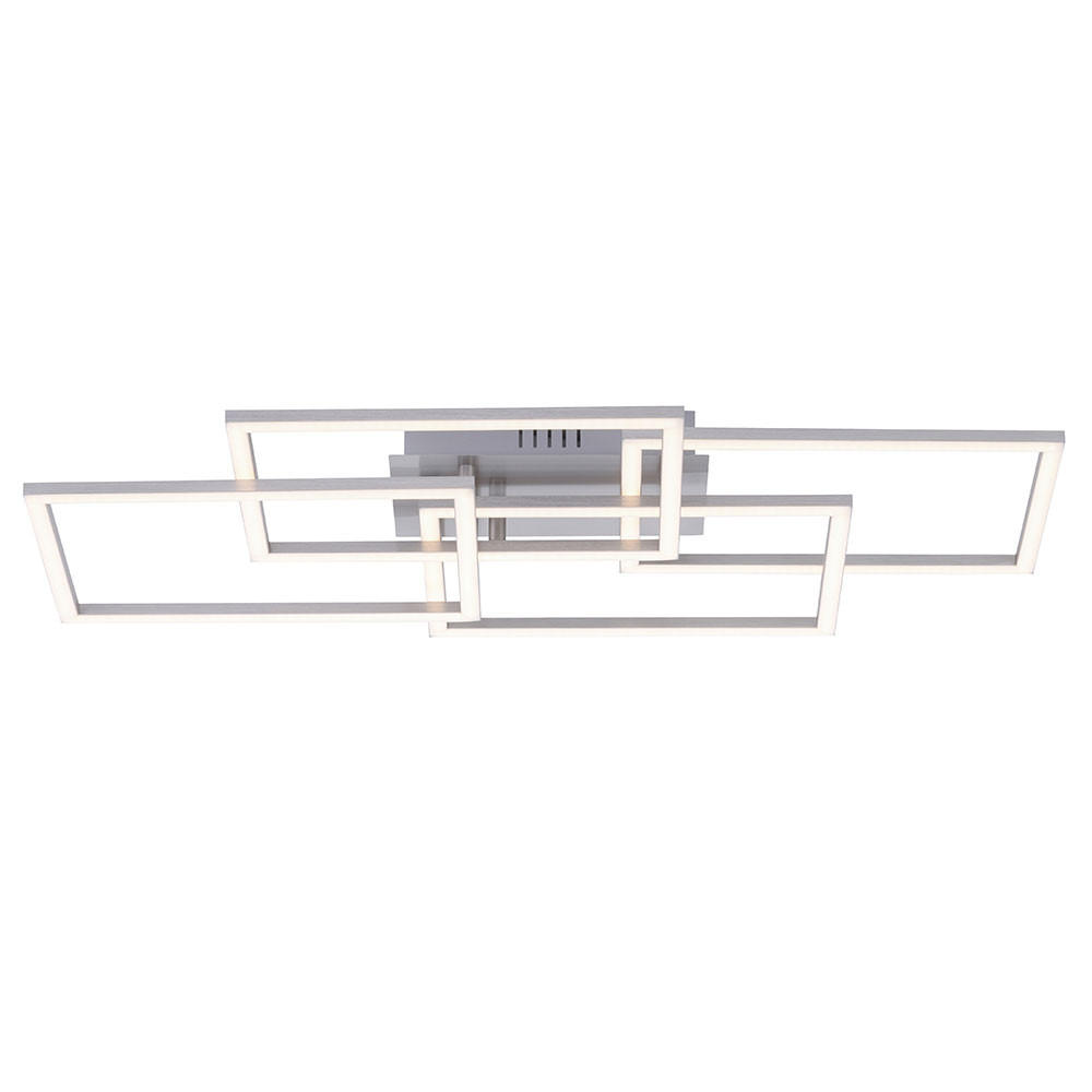 LED DECKENLEUCHTE IVEN Aluminium Silber - Silberfarben, Metall (70/34.5/9.5cm)