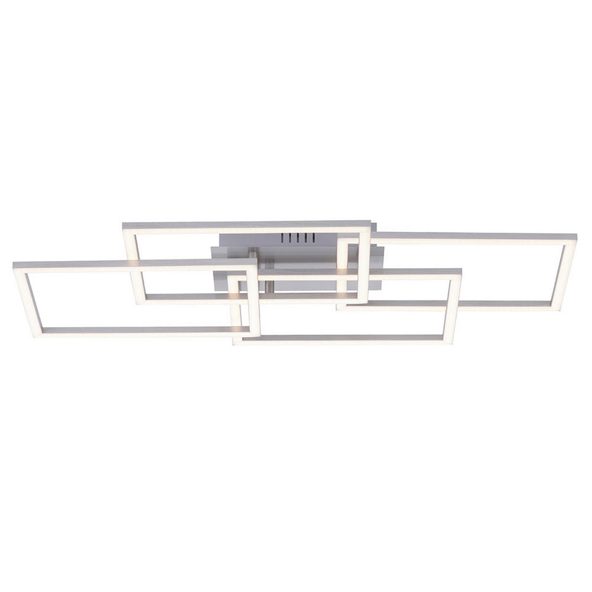 LED DECKENLEUCHTE IVEN Aluminium Silber - Silberfarben, Metall (70/34.5/9.5cm)