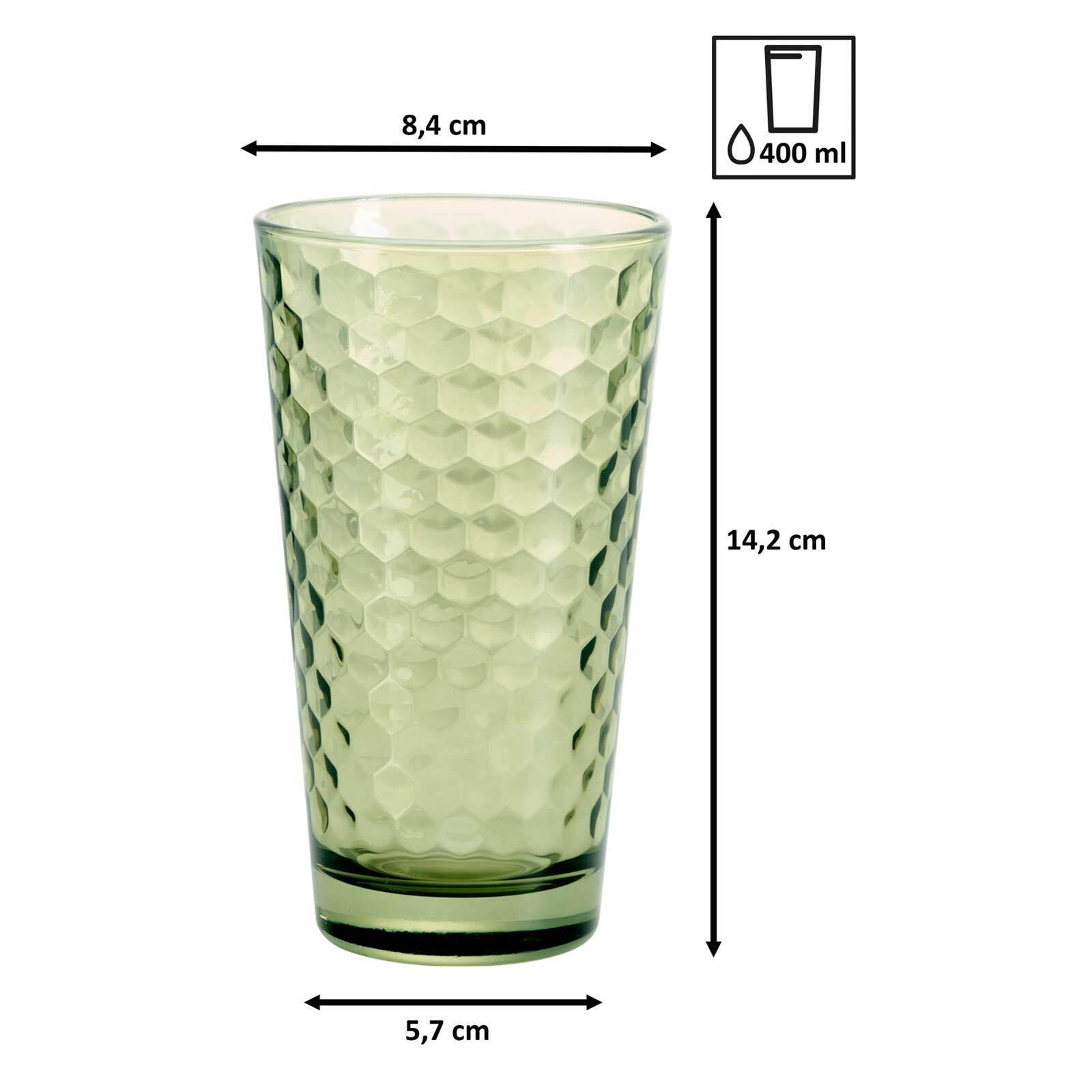 Thumbnail - Ritzenhoff Breker Longdrinkgläser, Olivgrün, Glas, Konisch, Essen & Trinken, Gläser, Longdrinkgläser