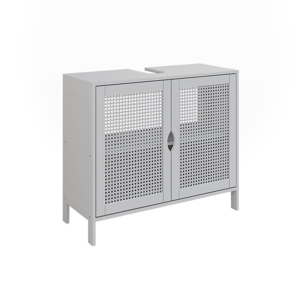 DISKB&Auml;NKSSK&Aring;P Liora Vit 68x60 cm med 2 d&ouml;rrar 60/68/29 cm