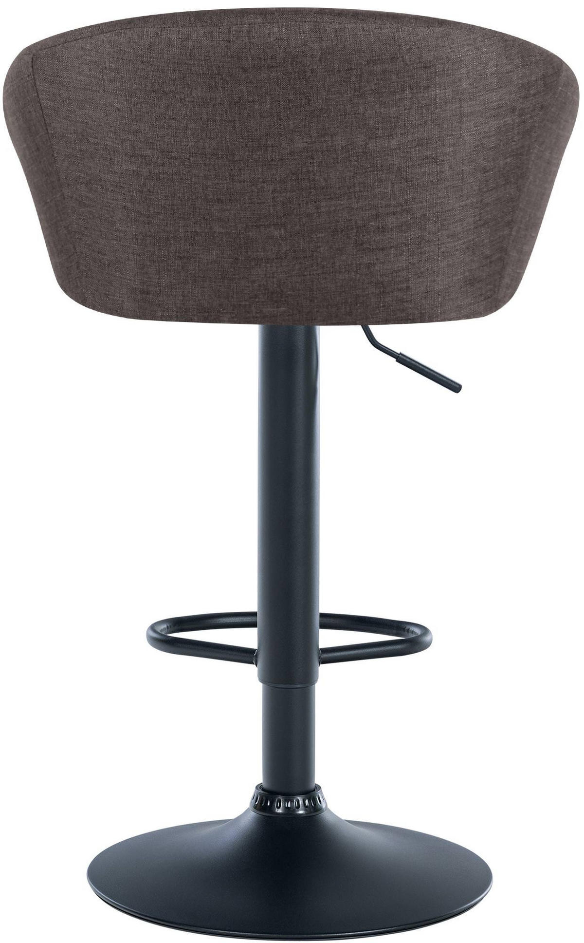BARHOCKER Stoff dunkelgrau - Dunkelgrau, Textil (55/86/51cm) - CLP