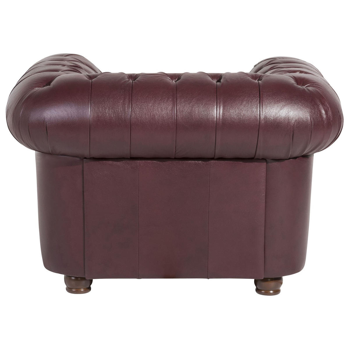 POLSTERSESSEL Kalea Wischleder rot - Rot, Leder (98/76/110cm) - 58aufmkessel