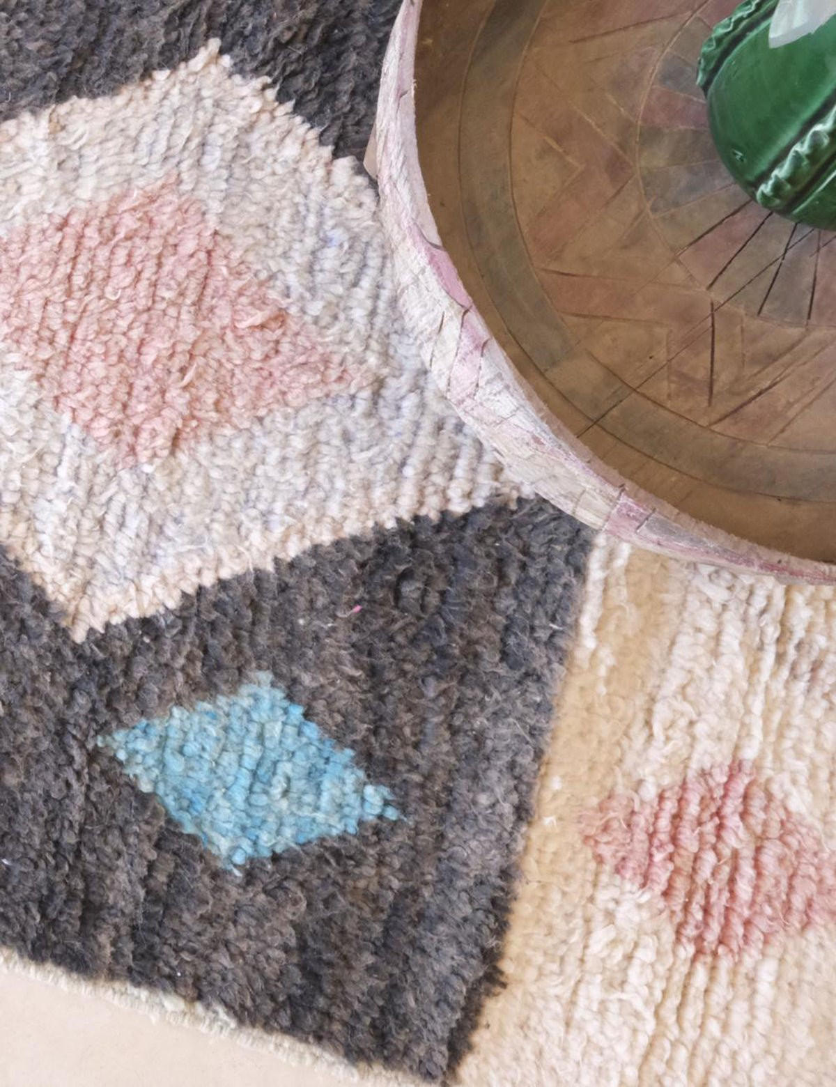 BERBERTEPPICH aus reiner Wolle 89x 492 cm - Multicolor, Naturmaterialien (89/492cm) - AFK Living