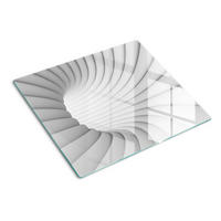 GLASPLATTE 60x52 cm Tunnelzusammenfassung - Multicolor/Orange, Glas (60/0.4/52cm) - TULUP