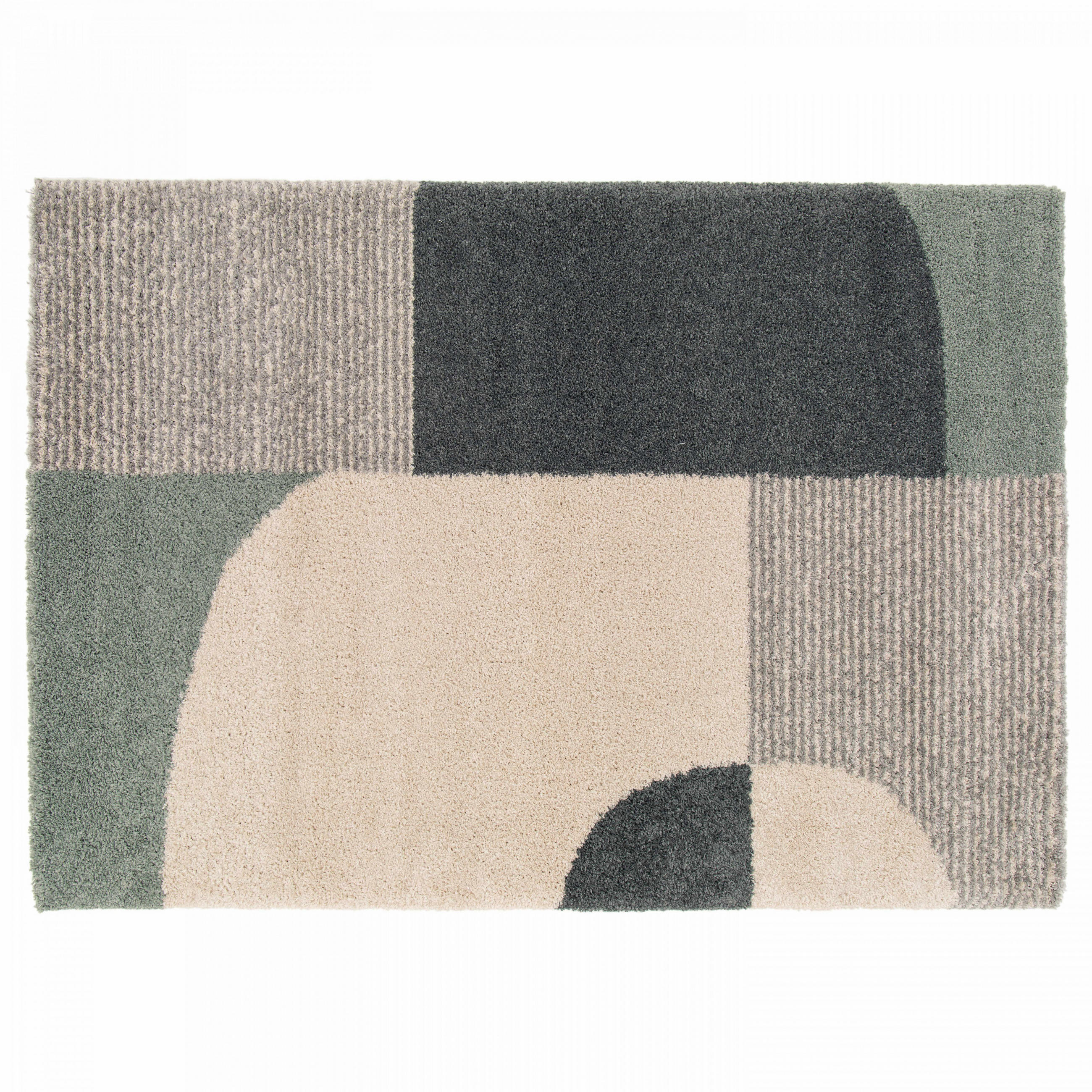 TEPPICH, 120 x 170 cm, Blau - Blau, Textil (170/120cm) - Oviala