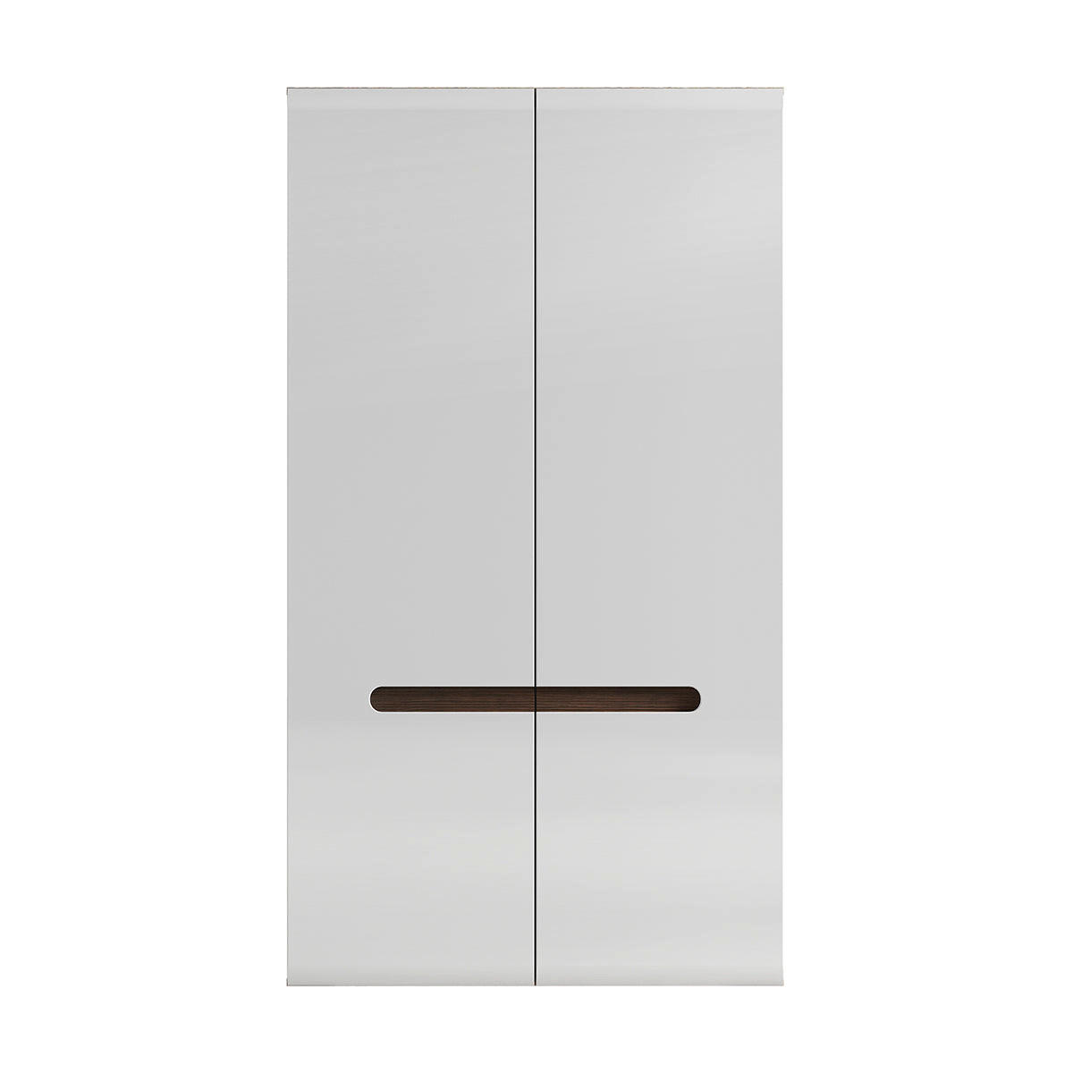 SCHRANK 2 Türen Darrel Weiß - Weiß, Holzwerkstoff (105/193/57cm) - Petits-meubles