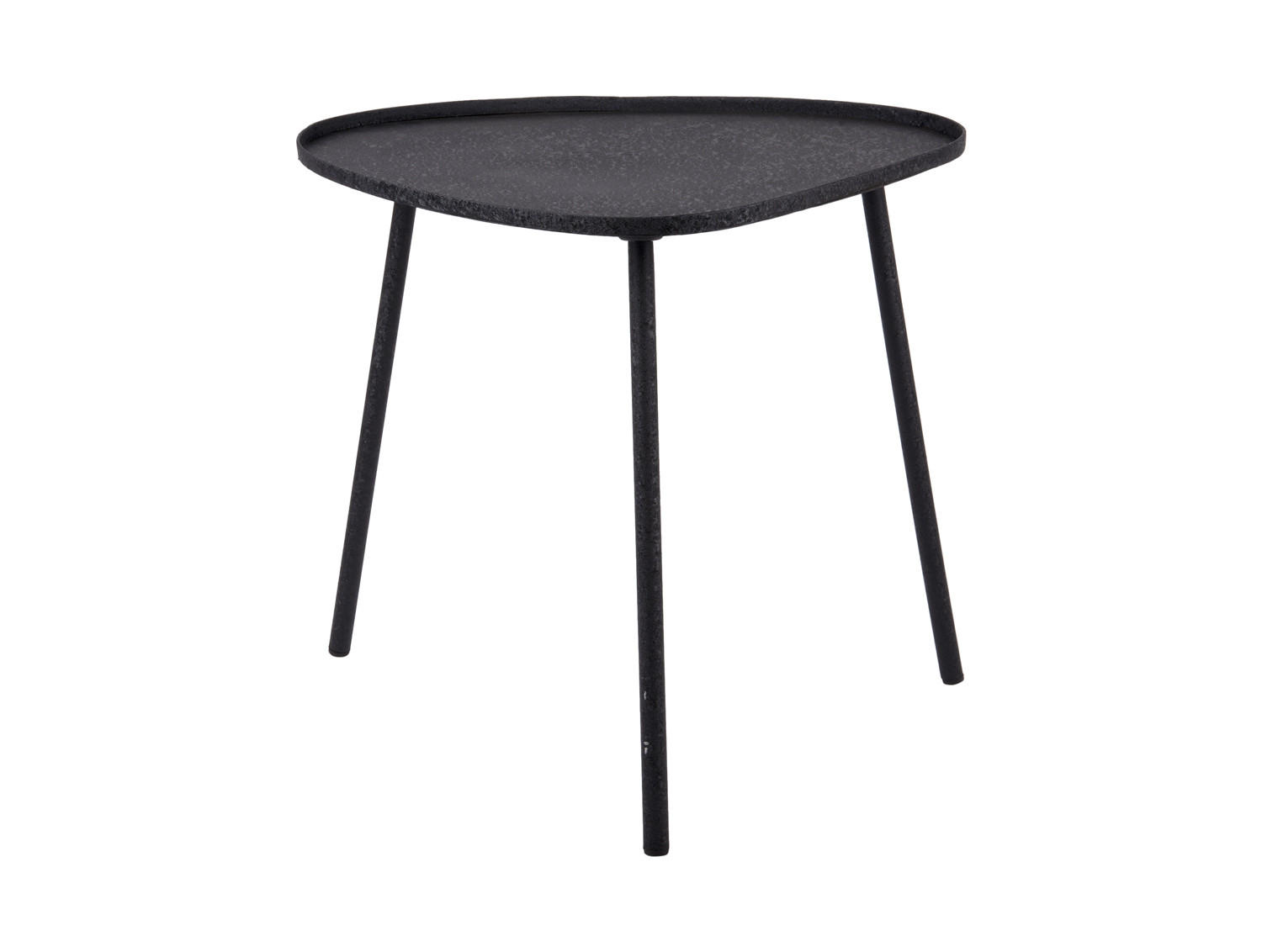 BEISTELLTISCH Boaz 54/49/49 cm - Schwarz, Metall (54/49/49cm) - Leitmotiv
