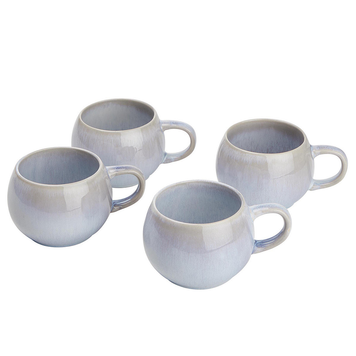TASSE (4er Set) Cottage - Hellblau, Keramik (0.35L) - Butlers