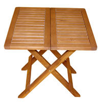 GARTENTISCH Los Angeles - Braun, Holz (50/50/50cm) - Sedex