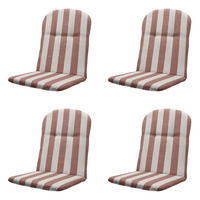 GARTENSTUHLKISSEN Amora - Braun - 96/45/3,5 cm - 4er-Set - Braun, Textil (45/3/96cm) - Madison