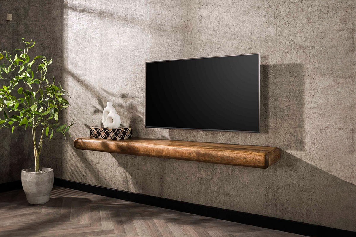 WANDREGAL SWEAK Holz Mango - Naturfarben, Holz (168/10/35cm) - KAWOLA