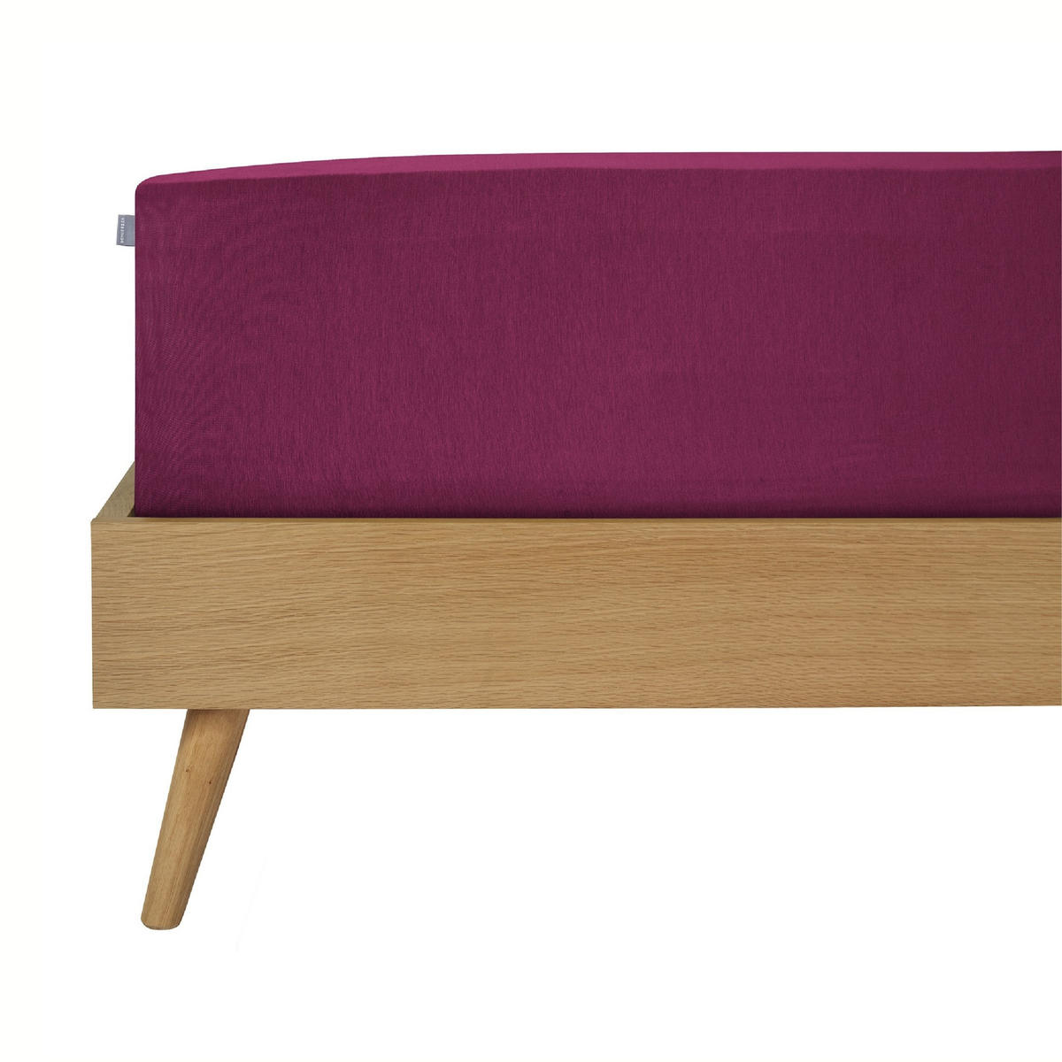 SPANNBETTLAKEN Elli 97 % Baumwolle, 3 % Elasthan 180x200 cm Beere - Beere, Textil (180/200cm) - SCHIESSER