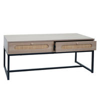COUCHTISCH eckig Eiche Dekor - Eichefarben, Holz (51/107/45cm) - MCW
