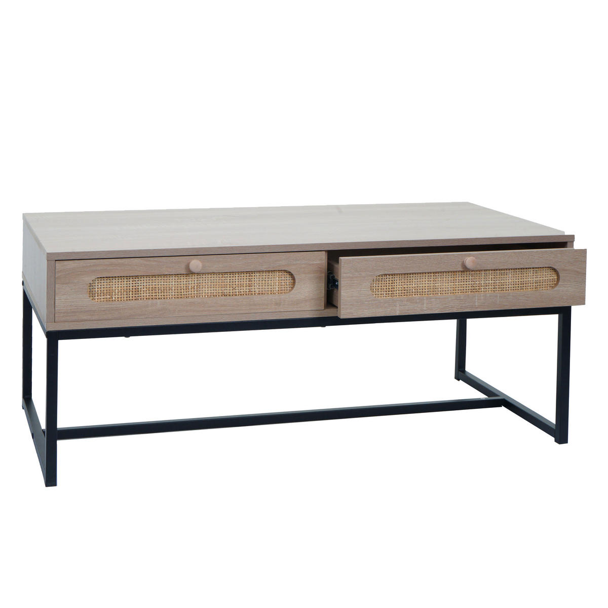 COUCHTISCH eckig Eiche Dekor - Eichefarben, Holz (51/107/45cm) - MCW