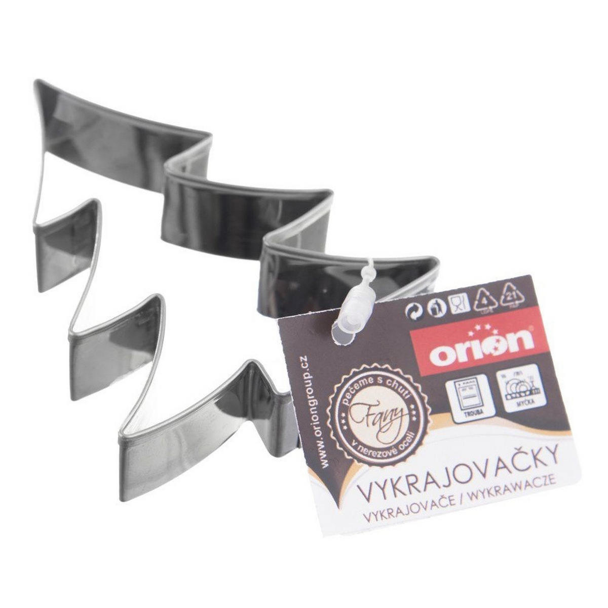 AUSSTECHFORM Tannenbaum 6,7 cm Silber - Silberfarben, Metall (5.5/1.5/6.7cm) - Orion 