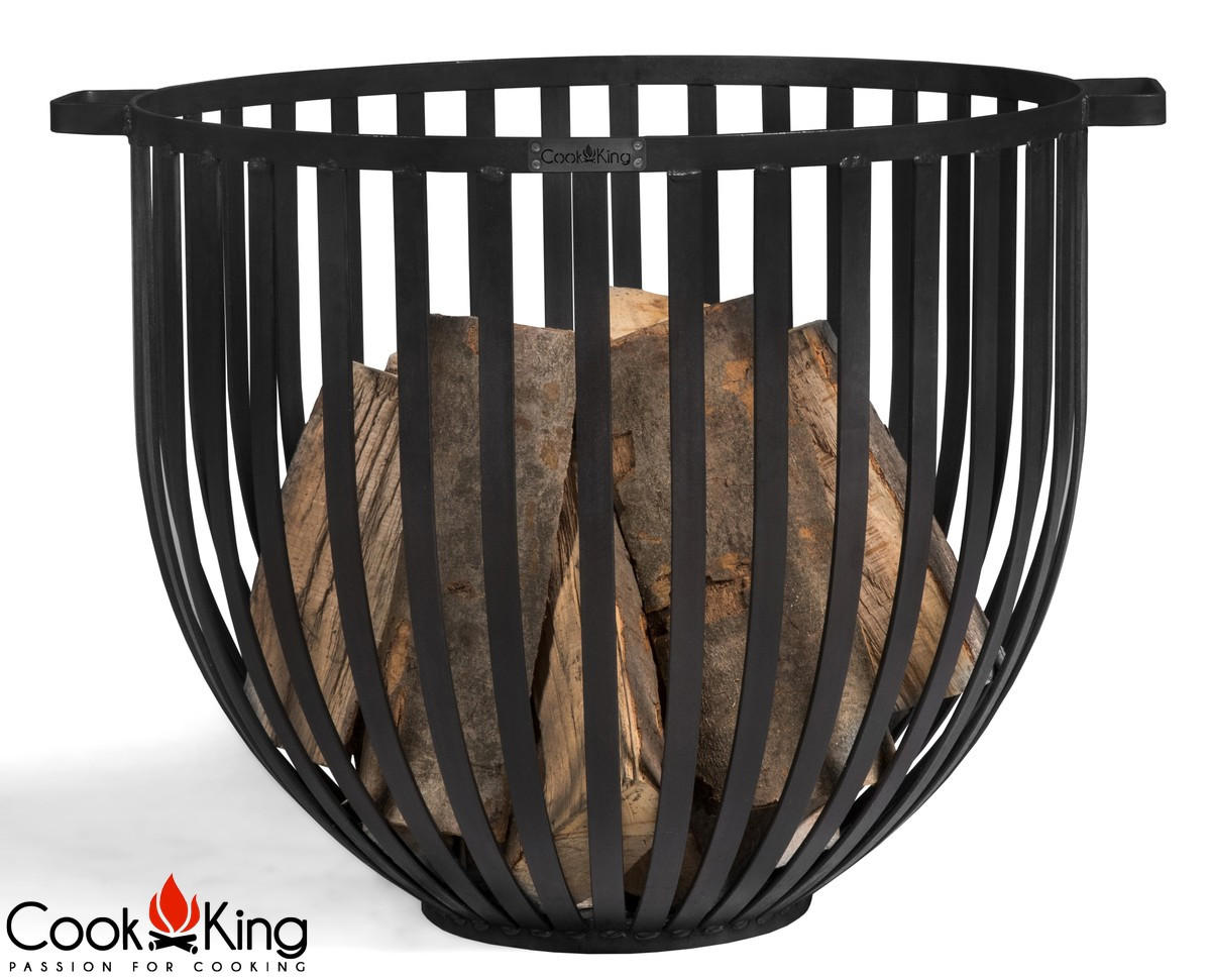 FEUERKORB „KATAR“ - Rostfarben, Metall (60/60cm) - Cook King