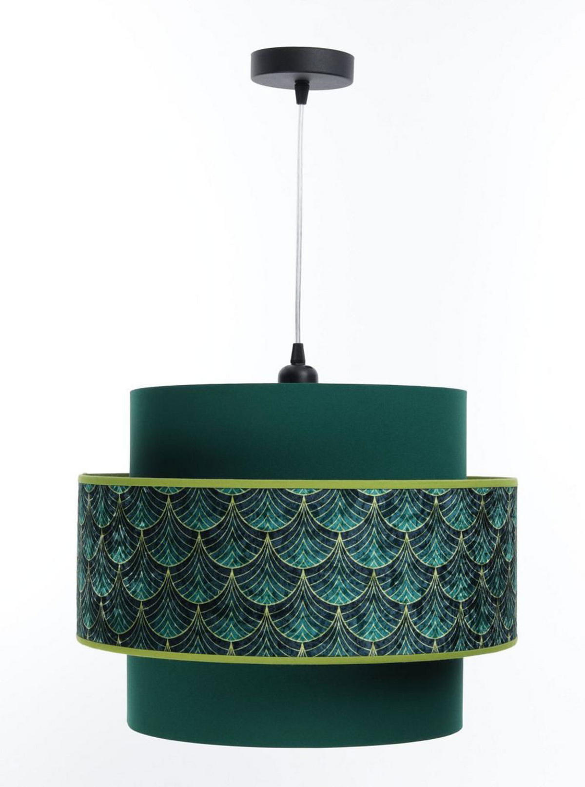 HÄNGELEUCHTE Grün 40/31 cm - Grün, Kunststoff (40/1/31cm) - ONZENO