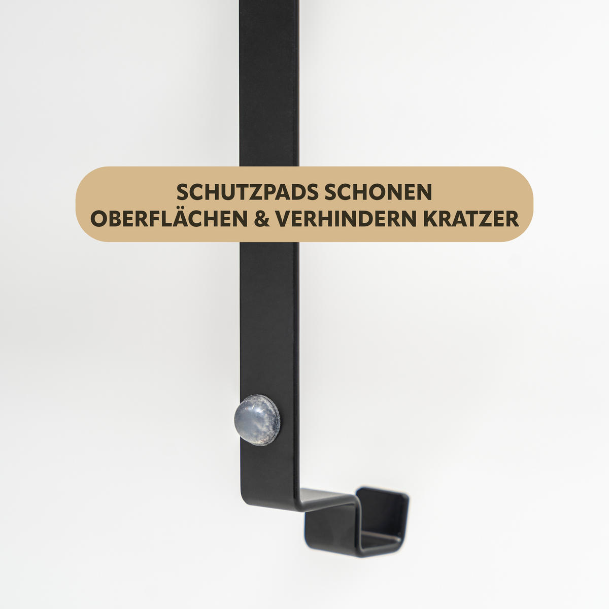 TÜR-HÄNGEREGAL, schwarz - Schwarz, Holz (65/86/17cm) - eluno