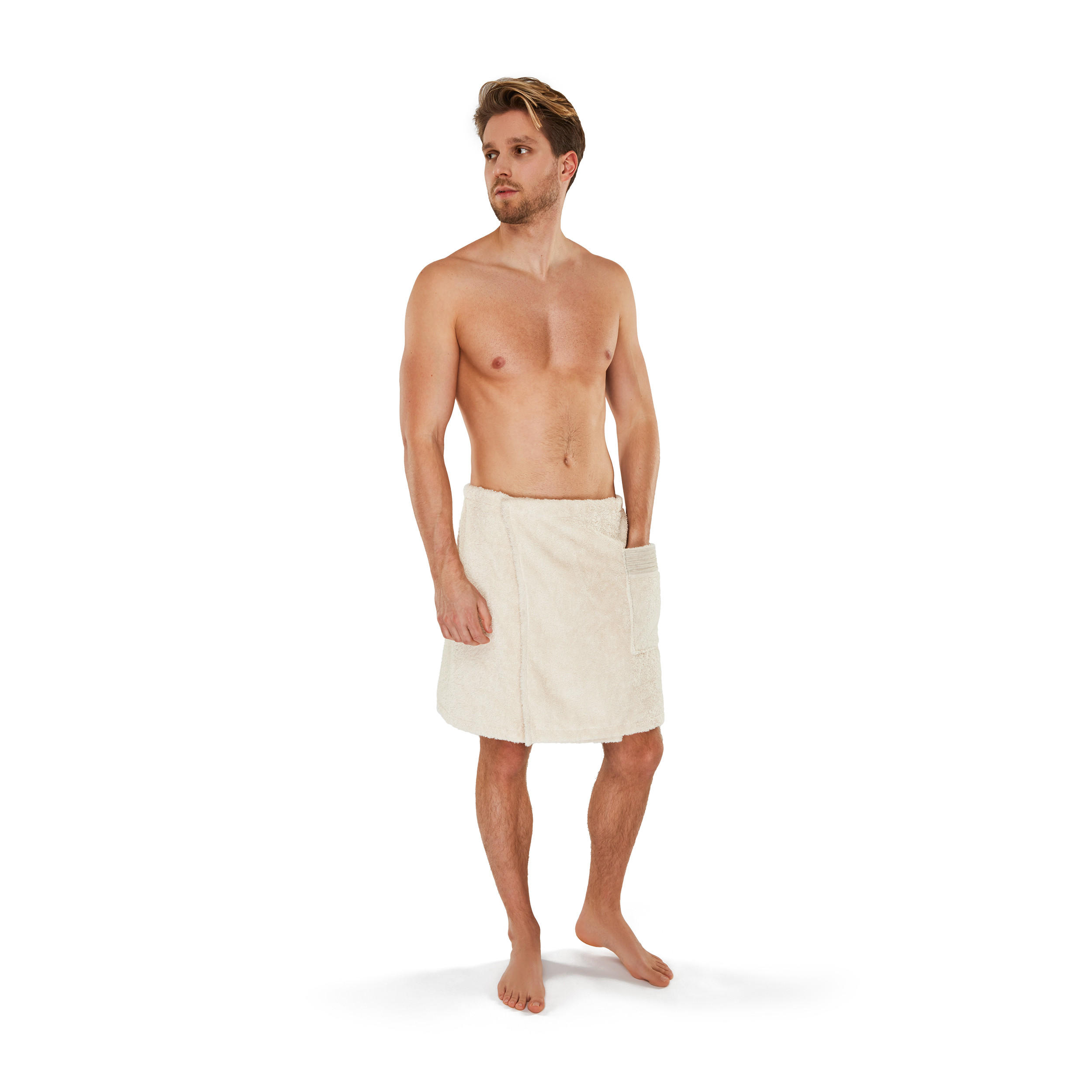WELLNESS SAUNA-KILT - Naturfarben, Textil (50/50cm) - MÖVE