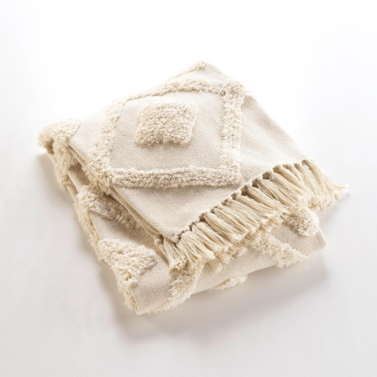 TAGESDECKE Inca 125/150 cm - Beige, Naturmaterialien (150/125cm) - Douceur d´intérieur