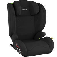 AUTOSITZ Levi,von 100 bis 150 cm, Belastbarkeit 36 kg,schwarz - Schwarz, Kunststoff (48/81/45cm) - tectake