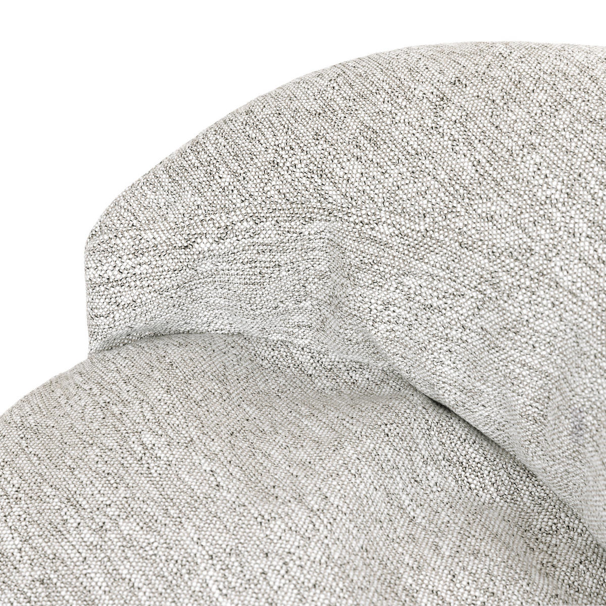 SITZSACK mit rundem Hocker Orb - Beige, Textil (86/61/86cm) - icon