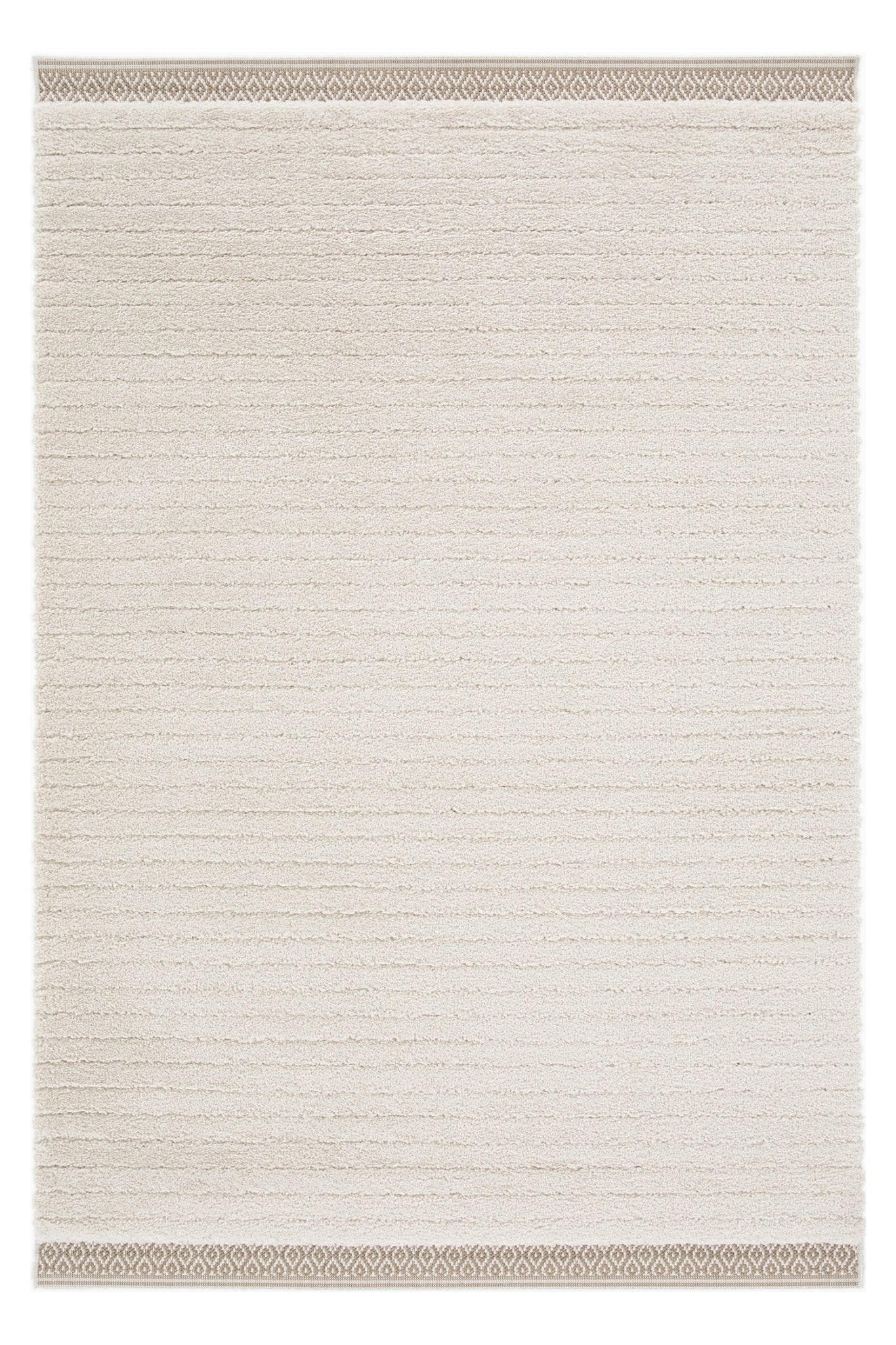 TEPPICH Design Relief-Effekt beige - Beige, Textil (160/230cm) - AFK Living