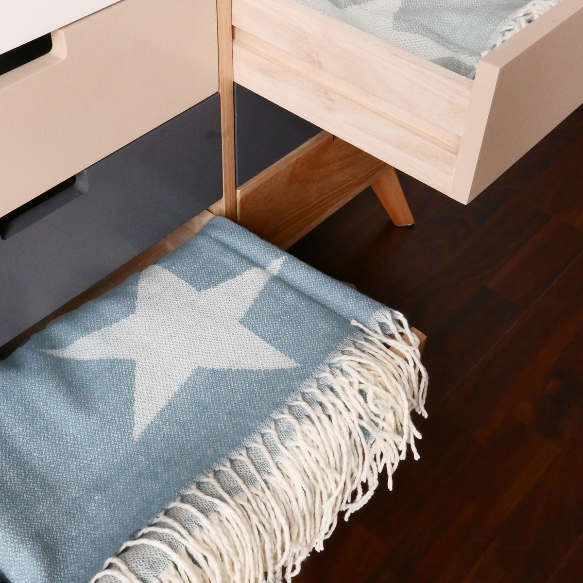 KUSCHELDECKE, 130x170 cm, 100% Polyacryl, Blau - Hellblau, Textil (130/170cm) - Zollner