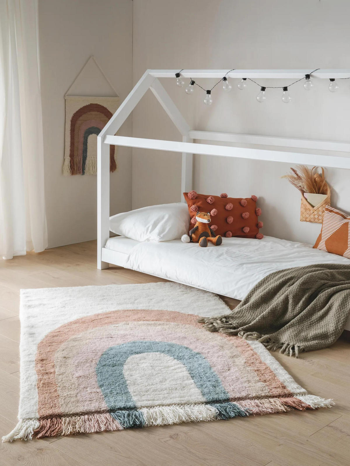 KINDERTEPPICH Rainbow Multicolor 80x120 cm - Multicolor, Naturmaterialien/Textil (80/120cm) - Lytte