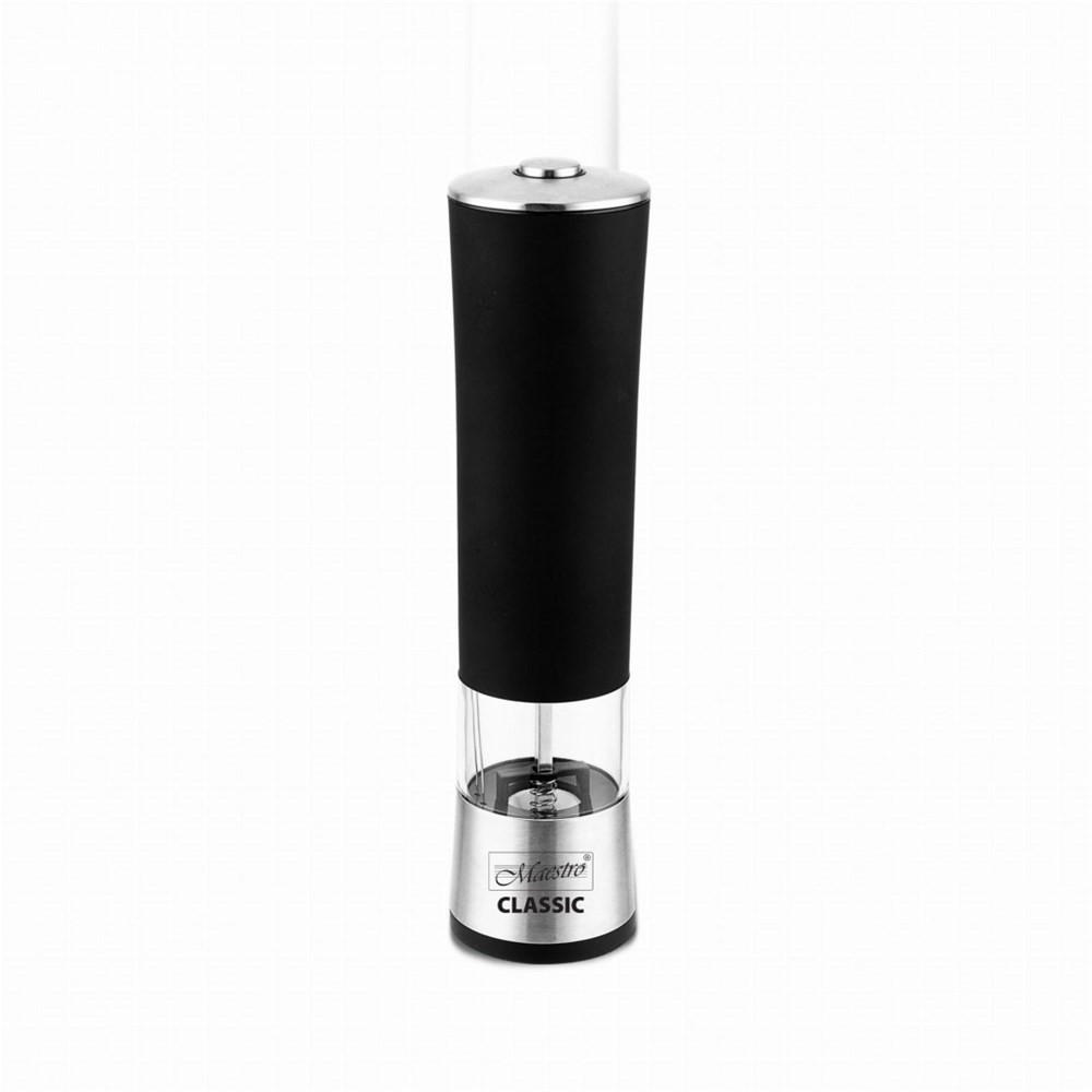 GEWÜRZMÜHLE Schwarz 5.5/5.5/22 cm MR1720 - Schwarz, Metall (5.5/22/5.5cm) - Maestro 