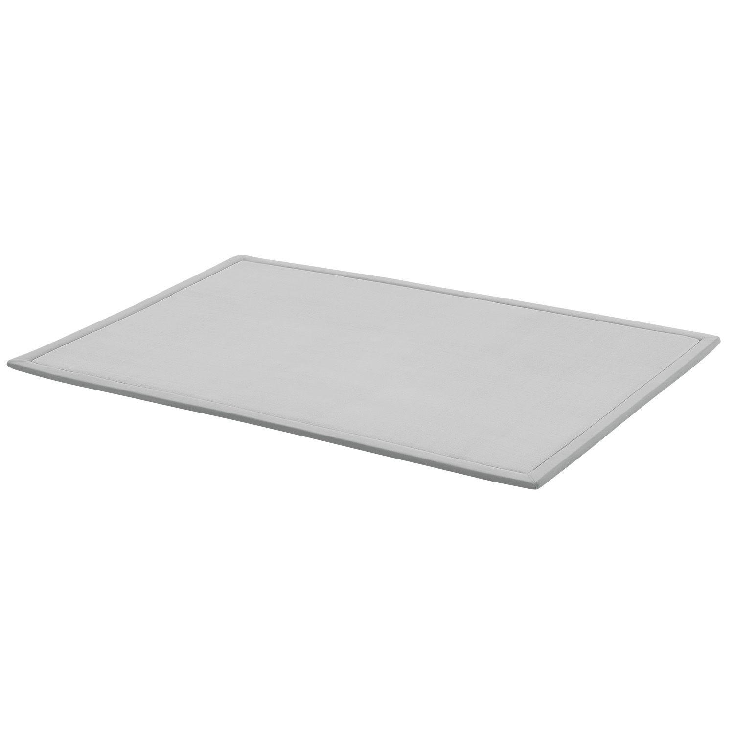 SPIELMATTE Maila grau 180 x 120 cm - Grau, Textil (120/2/180cm) - Juskys