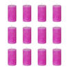 STUMPENKERZE (12er Set) Rustic - Pink, Paraffin (13cm) - Butlers