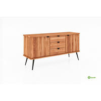 KOMMODE LINA - Kernbuche, Holz (144/72/46cm) - byoak