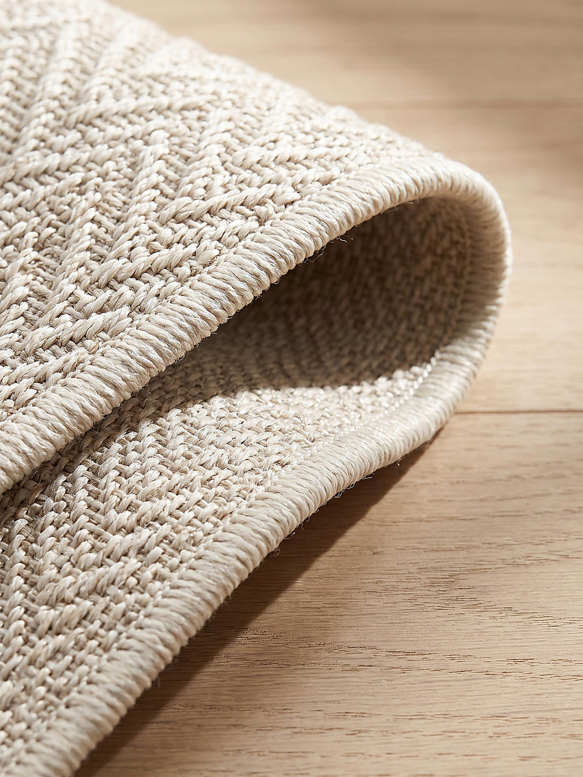 FLACHWEBTEPPICH Bordüre CORDEV Polypropylen Creme 200 x 290 cm - Beige, Textil (200/290cm) - KADIMA DESIGN