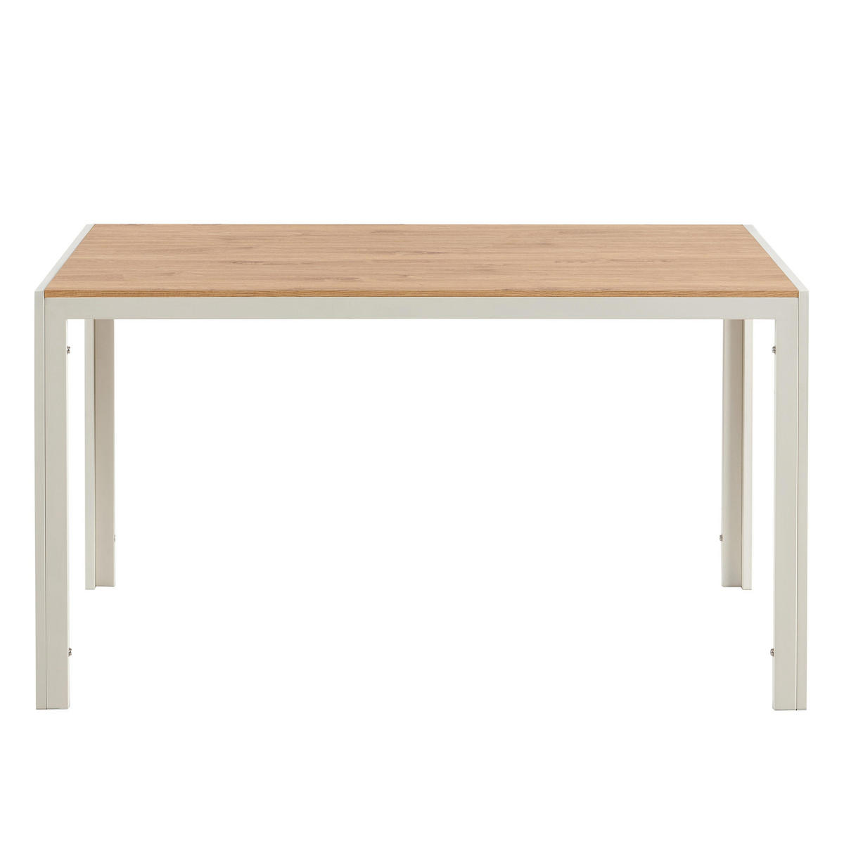ESSTISCH, Weiß - Weiß, Holz (140/80/76cm) - Oviala