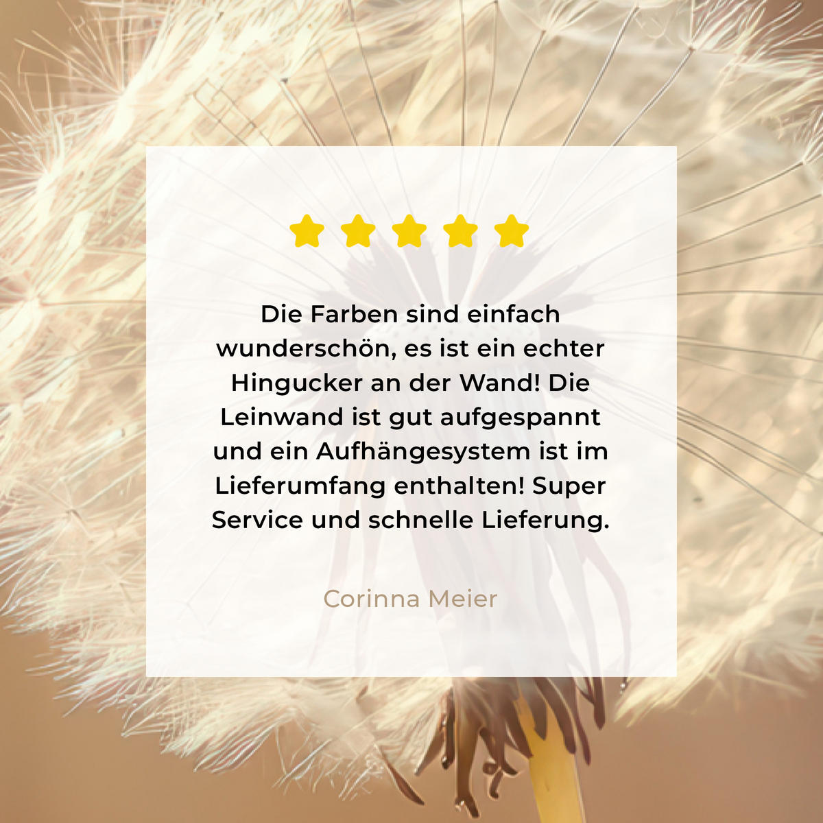 LEINWANDBILD Löwenzahn - Beige - Natur - Blume 90x140 cm - Hellbraun, Textil (90/140cm) - MuchoWow