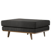 POLSTERHOCKER - Eichefarben/Anthrazit, Textil (85/43/60cm) - home24