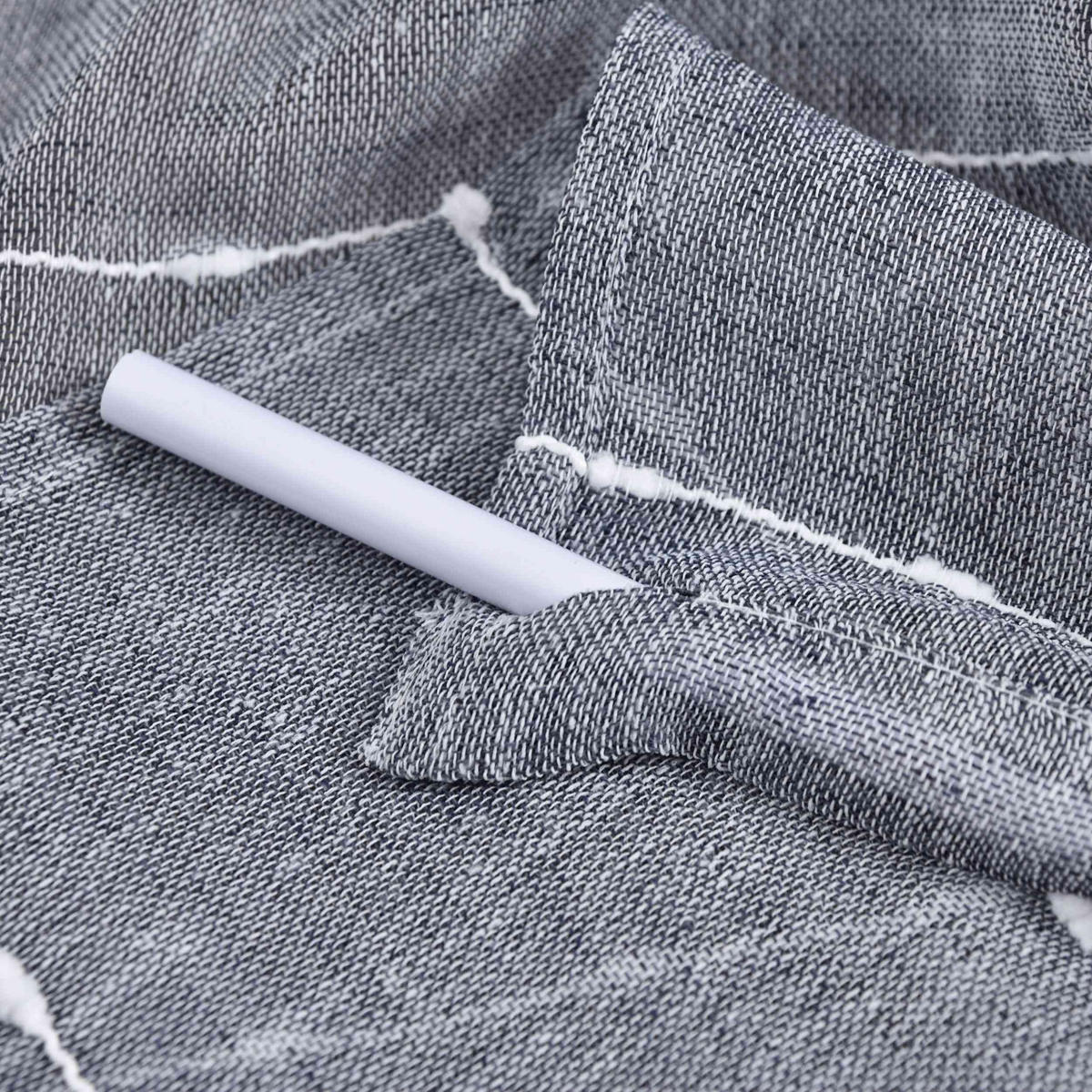 FLÄCHENVORHANG 2ER SET »Kassel« HxB 245x60 cm Grau - Grau, Textil (60/245cm) - Gardinenbox