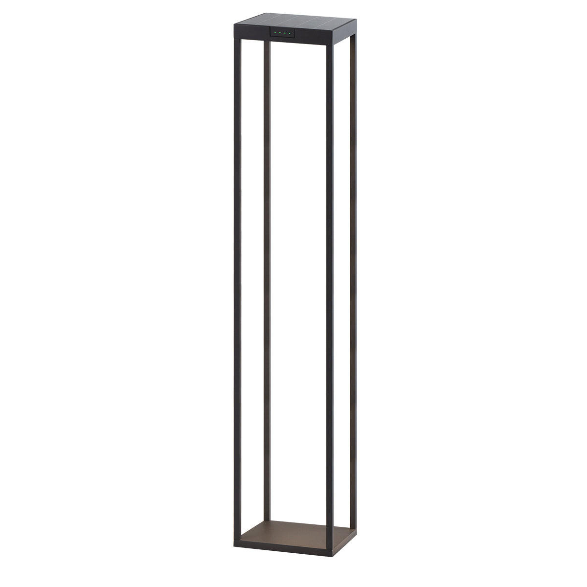 RADIA MEGA H110CM Aluminium-Solarpoller - Schwarz, Metall (20.4/20.4/110cm) - Lumisky