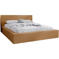 POLSTERBETT mit Bettkasten 140x200 Buffy, Cordstoff, Orange - Orange, Holz/Textil (140/200cm) - Emporius