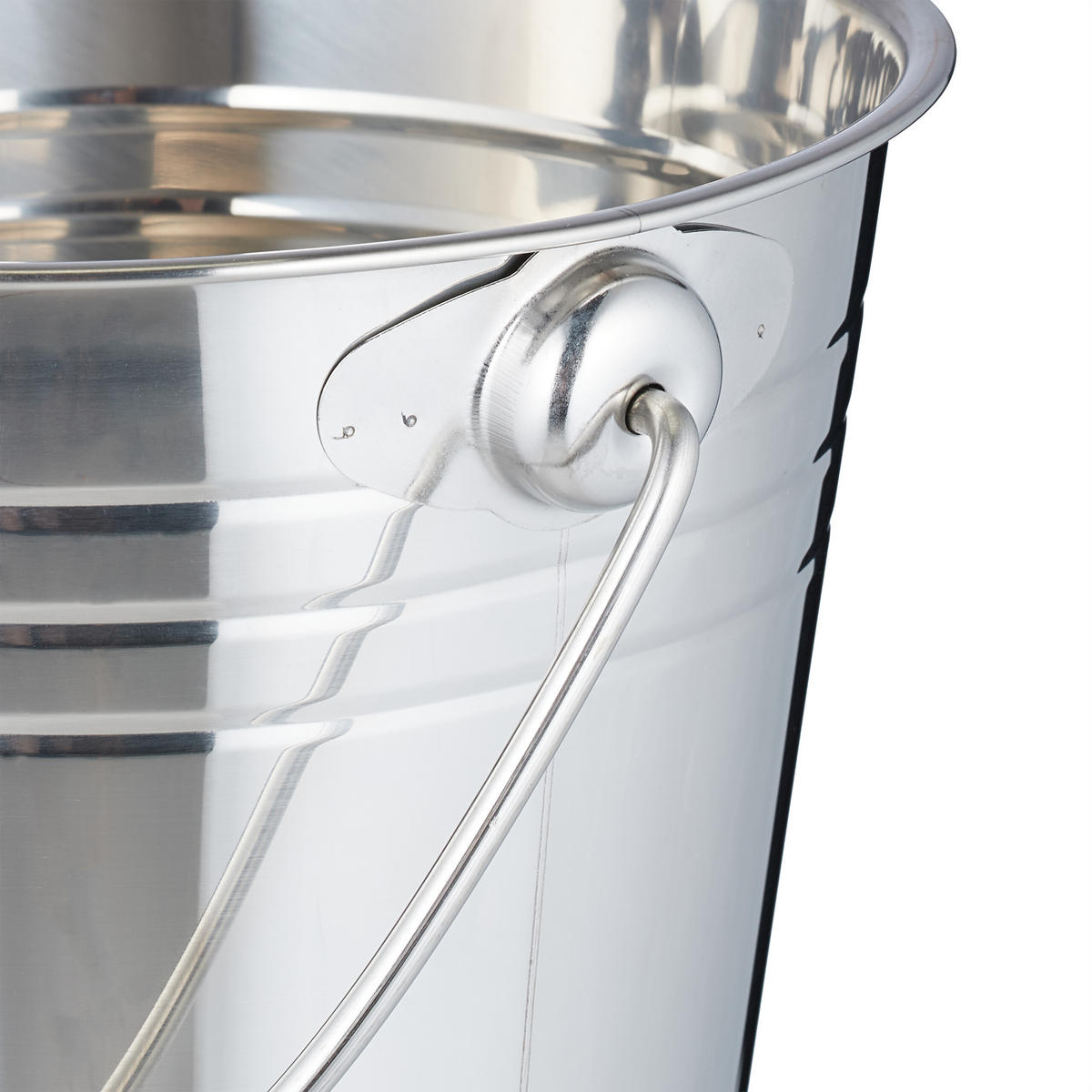 SEKTKÜHLER - Silberfarben, Metall (17.5/16cm) - Relaxdays