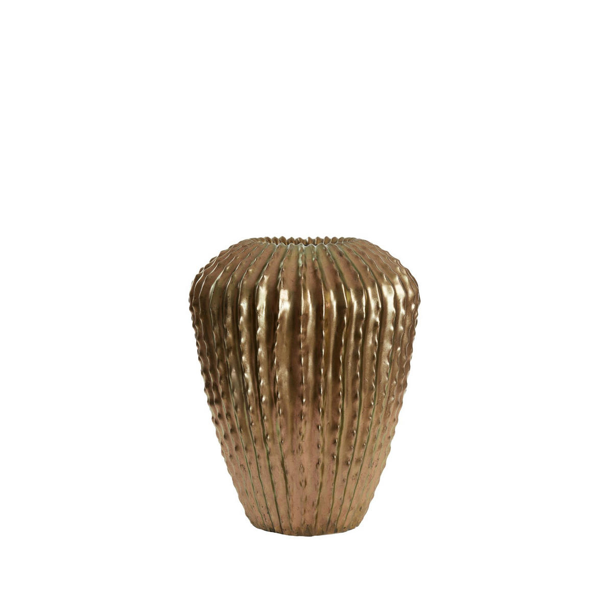 VASE Cacti Gold 52/52/65 cm - Goldfarben, Kunststoff (65cm) - Light & Living